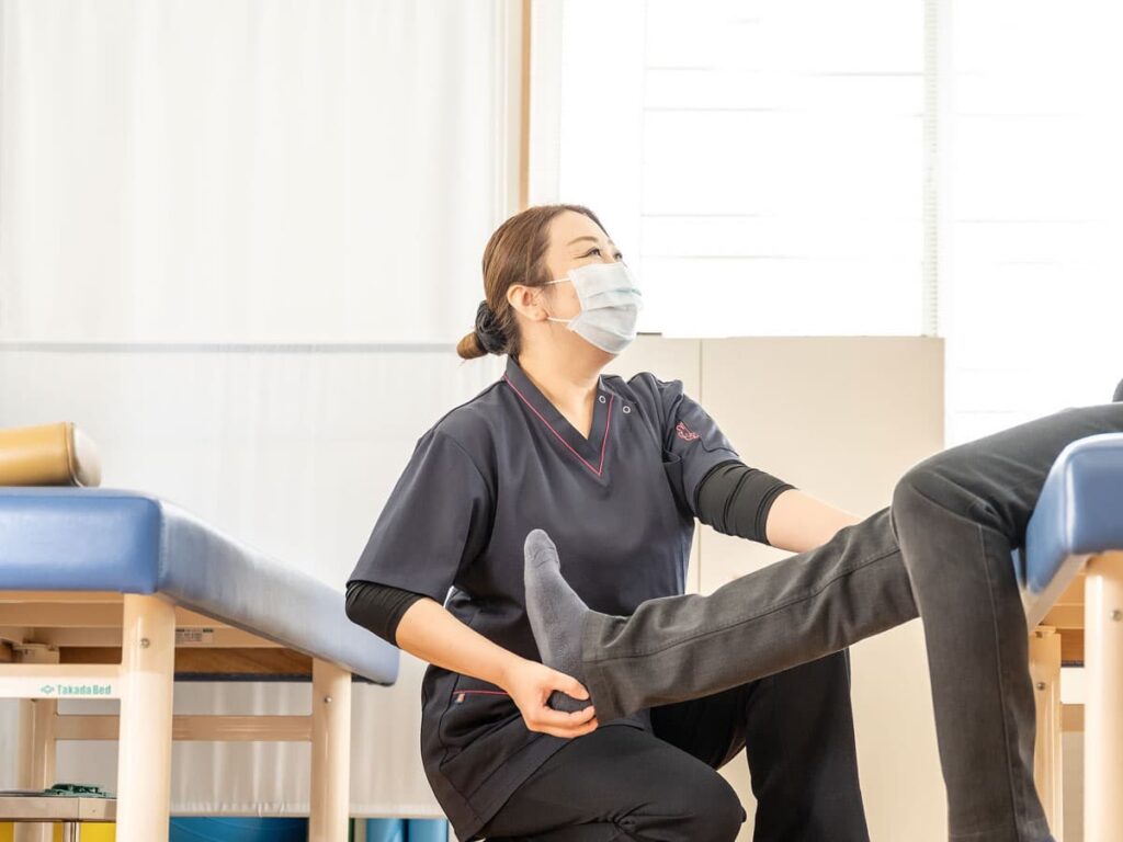理学療法士によるリハビリ